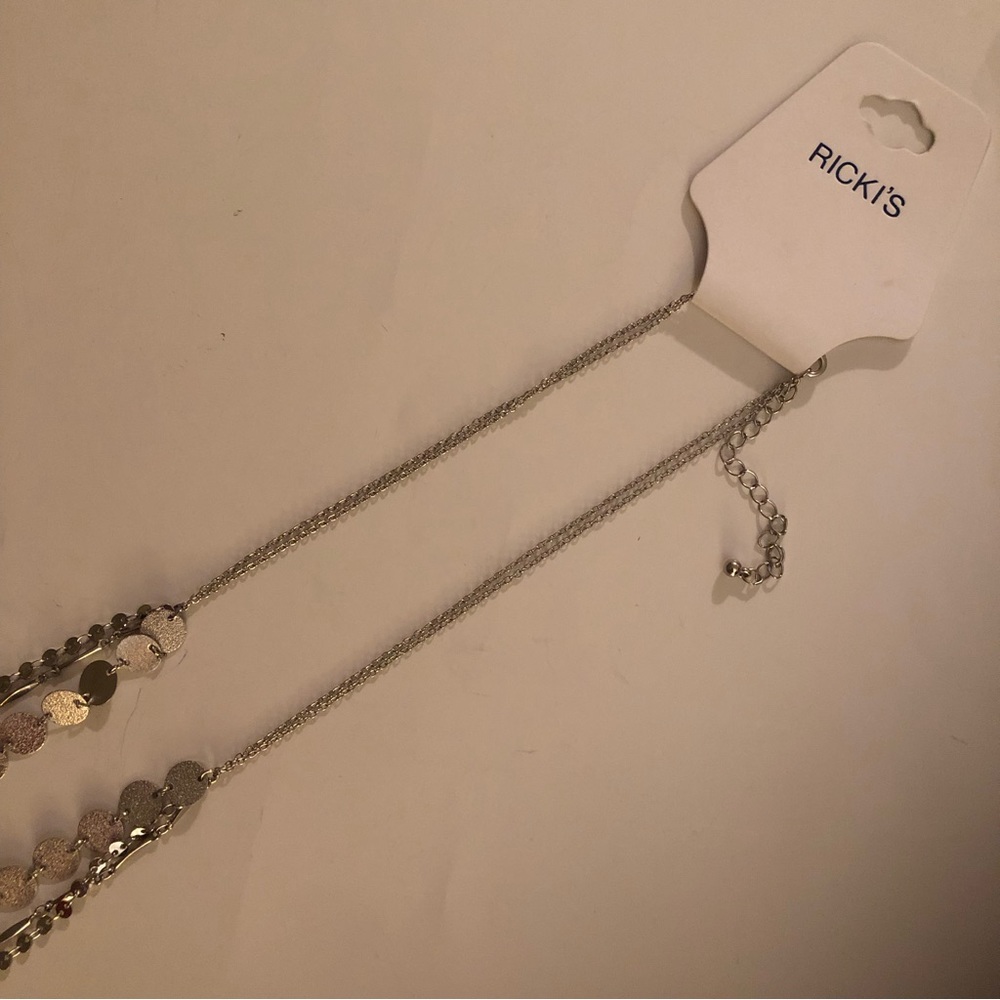 3/$20 RICKI’s Silver Necklace NWT - Picture 2 of 9